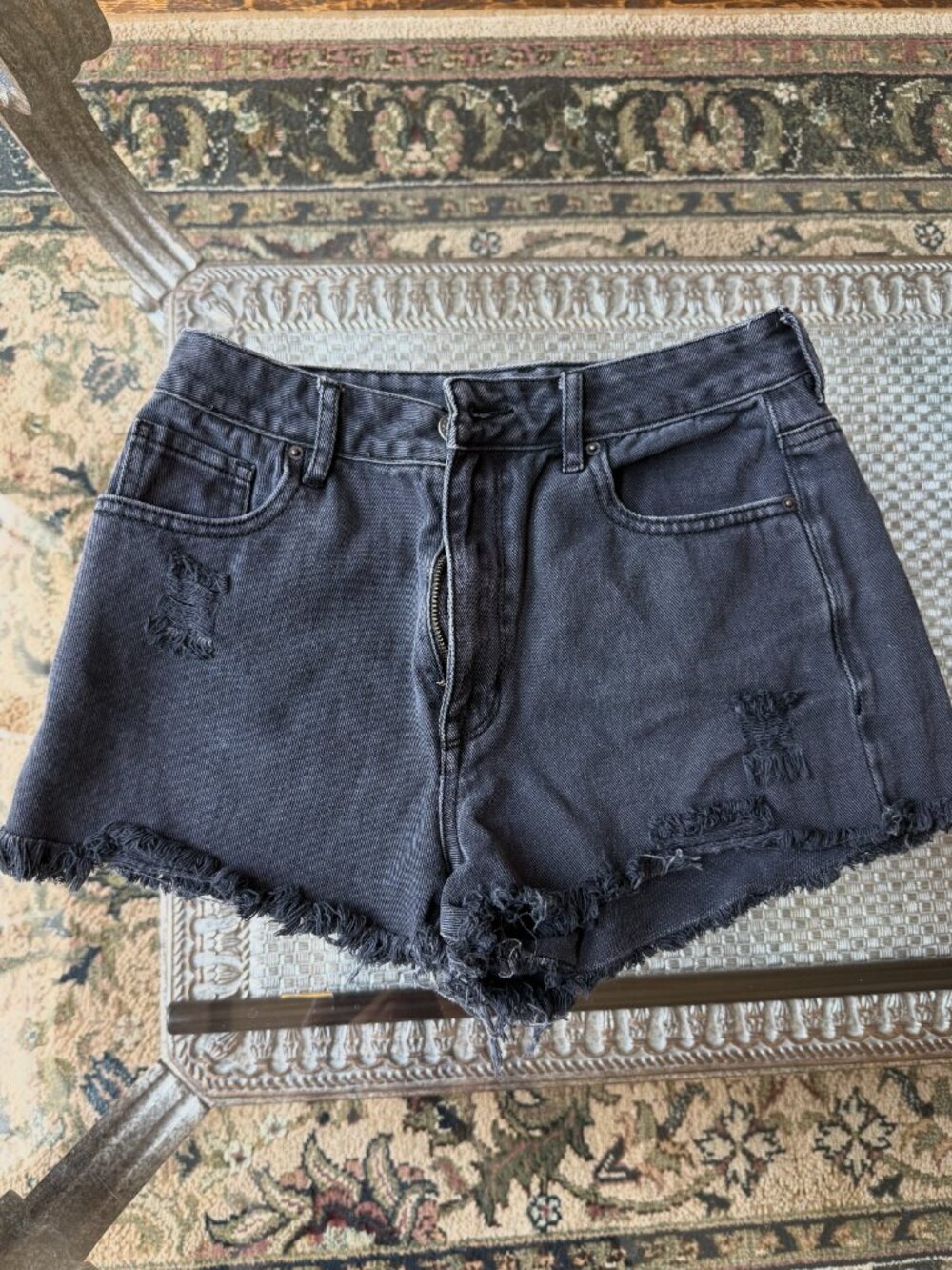 Pacsun High-Rise Festival Denim Shorts
